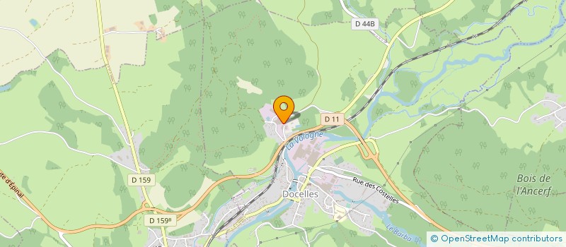 localisation de l'entreprise SFG à DOCELLES