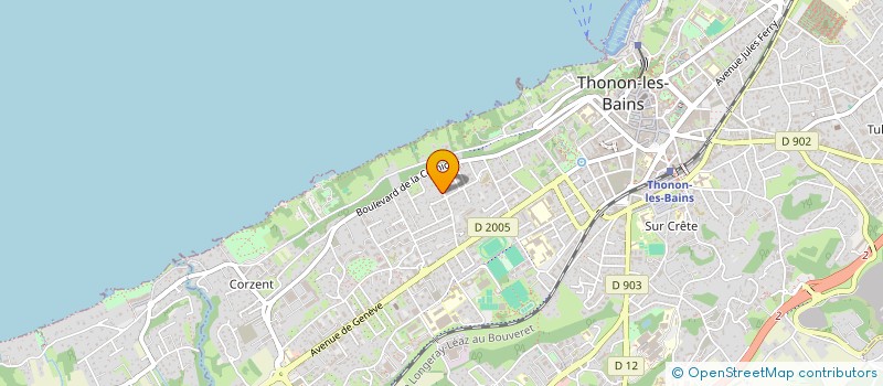 localisation de l'entreprise SFG AVENIR à THONON-LES-BAINS