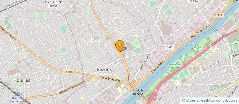 localisation de l'entreprise SFG DEVELOPPEMENT à BEZONS