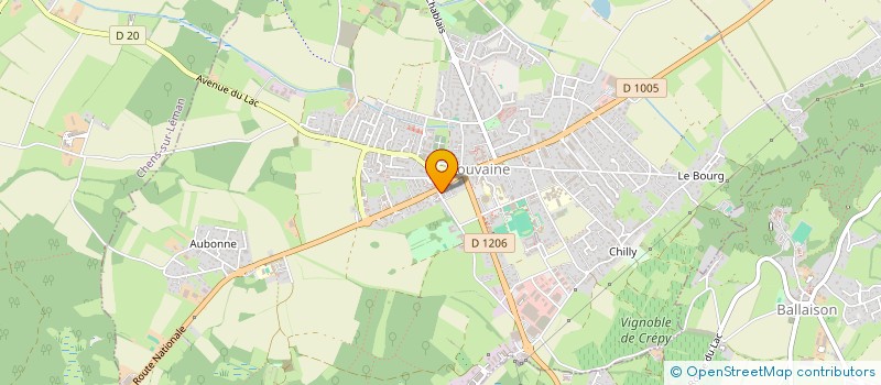 localisation de l'entreprise SFH  DOUVAINE