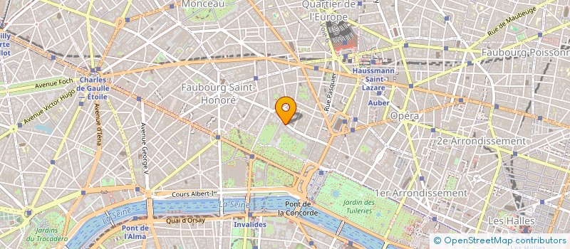 localisation de l'entreprise SFHM STRATEGIE  PARIS