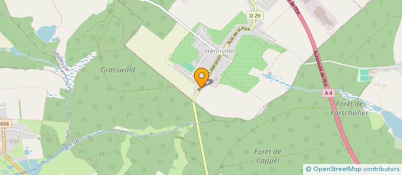 localisation de l'entreprise SFI  HENRIVILLE