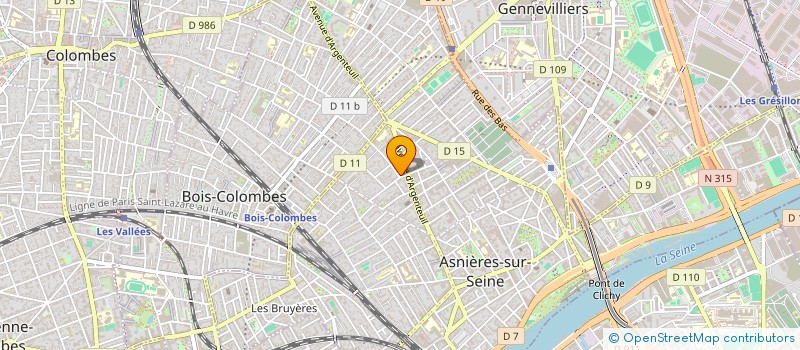 localisation de l'entreprise SFI ELEC à ASNIERES-SUR-SEINE
