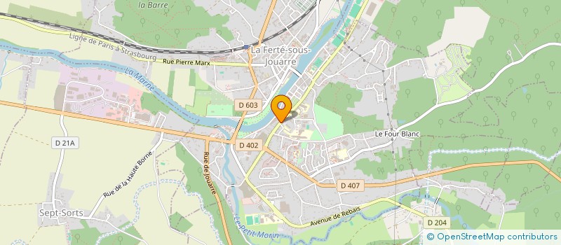 localisation de l'entreprise SFI HOLDING à LA FERTE-SOUS-JOUARRE