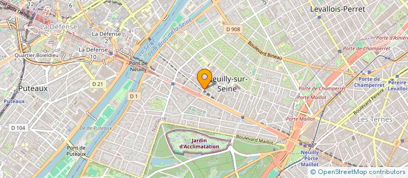 localisation de l'entreprise SFI NEUILLY à NEUILLY-SUR-SEINE
