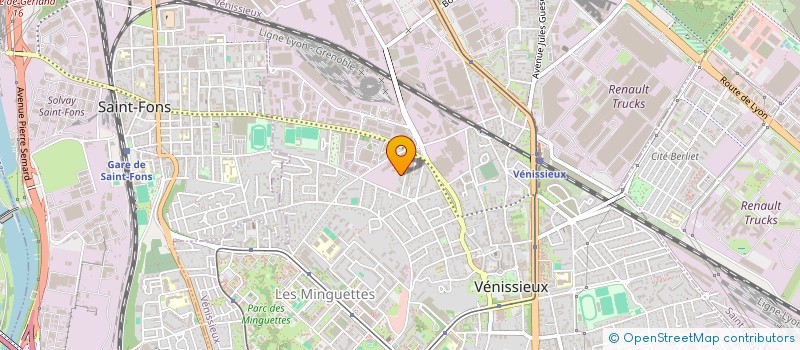 localisation de l'entreprise SFI - SECURITE FERMETURES INDUSTRIELLES  DECINES-CHARPIEU