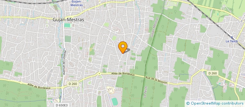 localisation de l'entreprise SFI SOCIETE FONCIERE D'INVESTISSEMENT  GUJAN-MESTRAS