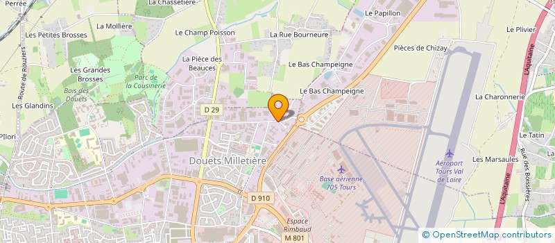 localisation de l'entreprise SFIBAT à TOURS