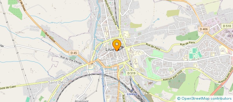 localisation de l'entreprise SFIF MEN  LISIEUX