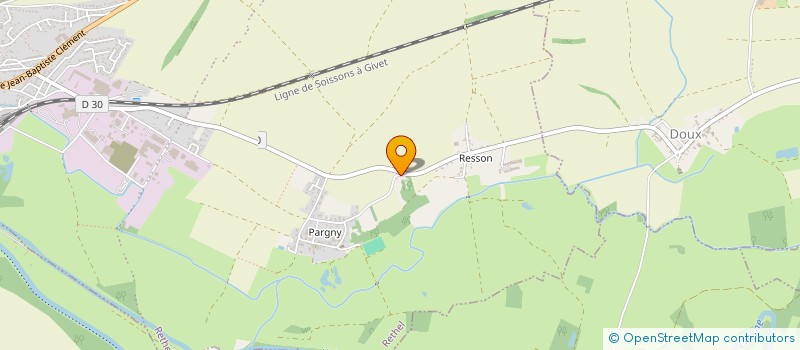 localisation de l'entreprise SFIMMO  RETHEL