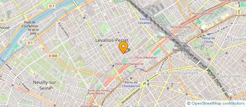 localisation de l'entreprise SFIMMO à LEVALLOIS-PERRET