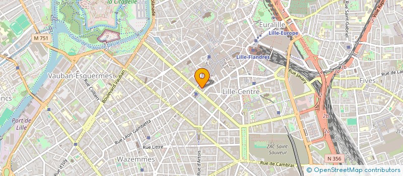 localisation de l'entreprise SFINE BUREAUX à LILLE