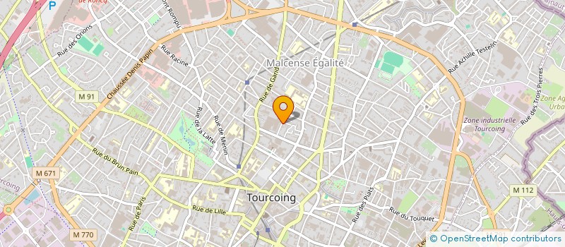 localisation de l'entreprise SFIP à TOURCOING
