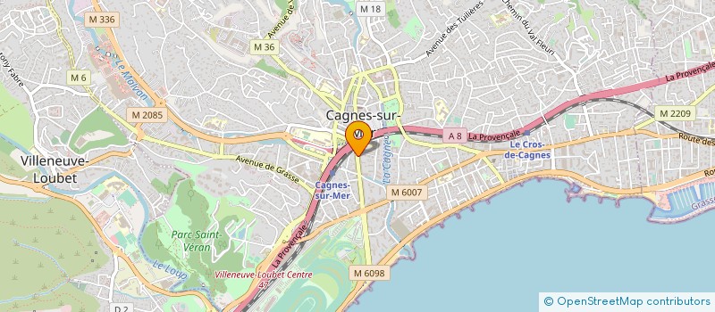 localisation de l'entreprise SFIR  CAGNES-SUR-MER