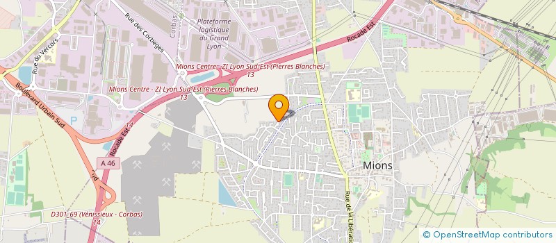 localisation de l'entreprise SFJ à MIONS