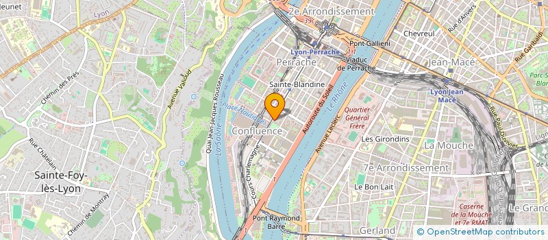 localisation de l'entreprise SFJ DEVELOPPEMENT à LYON