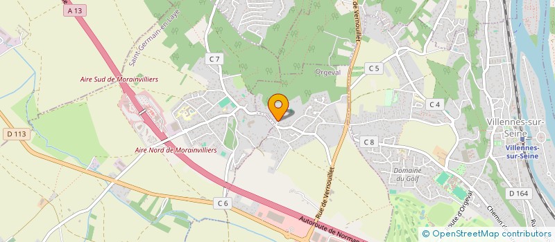 localisation de l'entreprise SFJ7  ORGEVAL