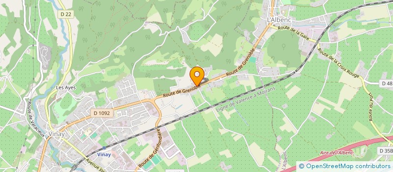 localisation de l'entreprise SFJM PATRIMOINE  VINAY