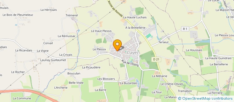 localisation de l'entreprise SFJR INVEST  CLAYES