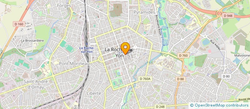 localisation de l'entreprise SFK FINANCES à LA ROCHE-SUR-YON
