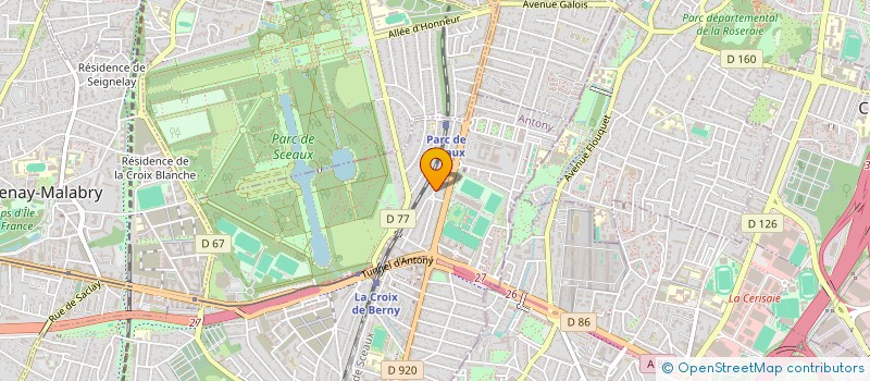 localisation de l'entreprise SFL à ANTONY