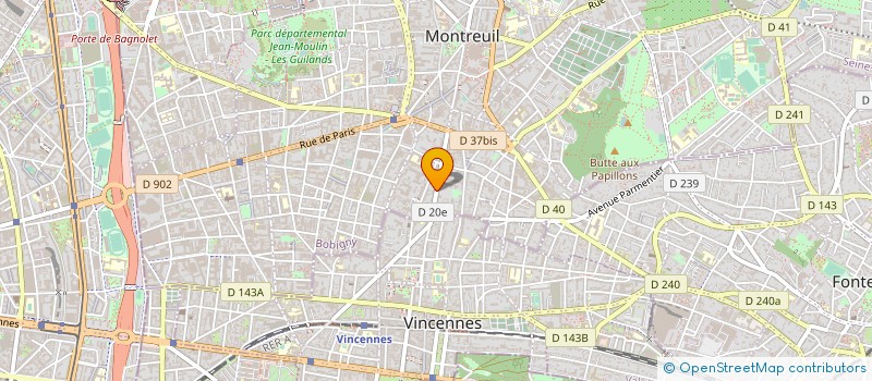 localisation de l'entreprise SFL à MONTREUIL