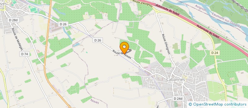 localisation de l'entreprise SFLH  CABANNES