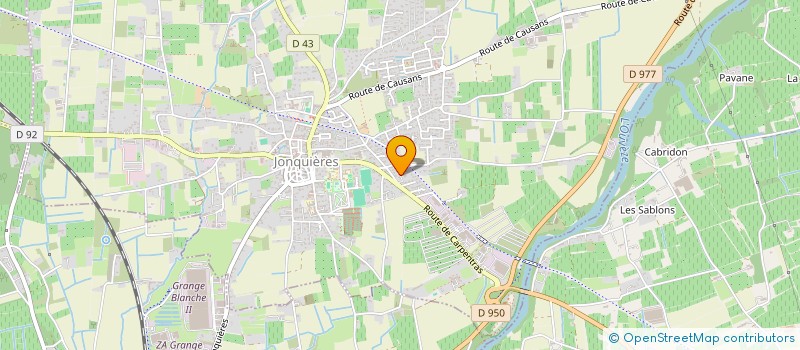 localisation de l'entreprise SFLV  JONQUIERES