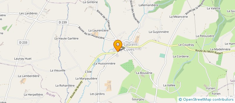 localisation de l'entreprise SFM à SAINT-LAURENT-DE-CUVES