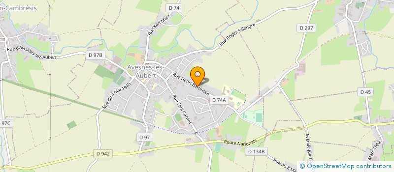 localisation de l'entreprise SFM à AVESNES-LES-AUBERT