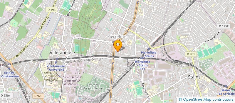 localisation de l'entreprise SFM à PIERREFITTE SUR SEINE