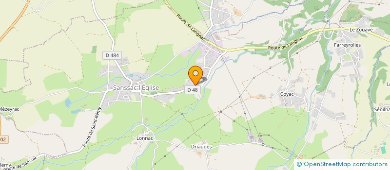 localisation de l'entreprise SFM AUTOMATISMES à SANSSAC-L'EGLISE