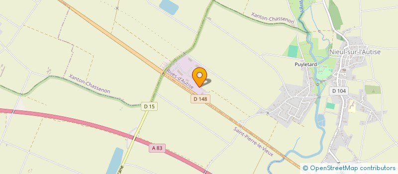 localisation de l'entreprise SFMB COFFRAGES  RIVES-D'AUTISE