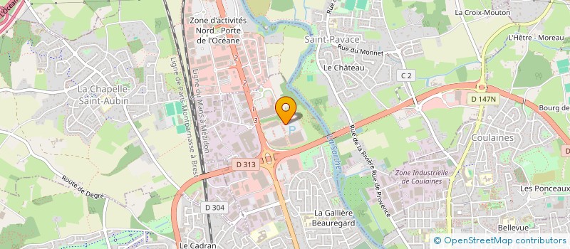 localisation de l'entreprise SFMG LE MANS à LE MANS