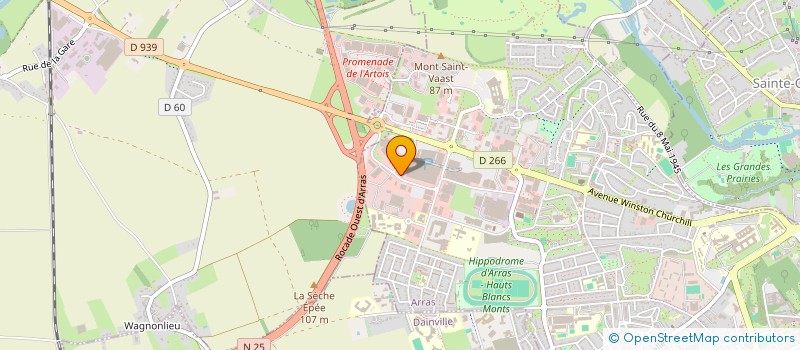 localisation de l'entreprise SFMN à ARRAS