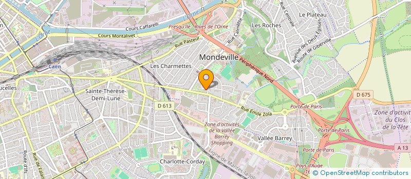localisation de l'entreprise SFNAF à MONDEVILLE