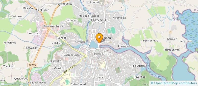 localisation de l'entreprise SFO à PONT-L'ABBE