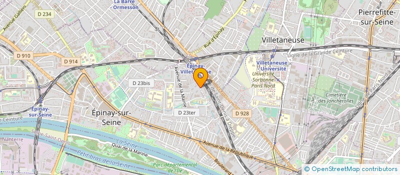 localisation de l'entreprise SFP à EPINAY-SUR-SEINE