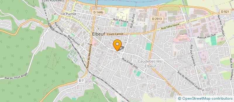 localisation de l'entreprise SFP  CAUDEBEC-LES-ELBEUF