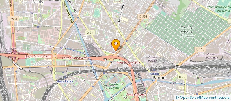 localisation de l'entreprise SFP BATIMENT à AUBERVILLIERS