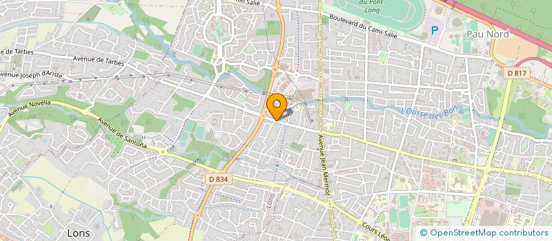 localisation de l'entreprise SFP CONCEPT  LONS