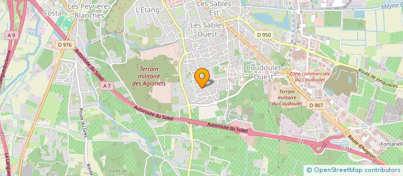 localisation de l'entreprise SFPE  ORANGE