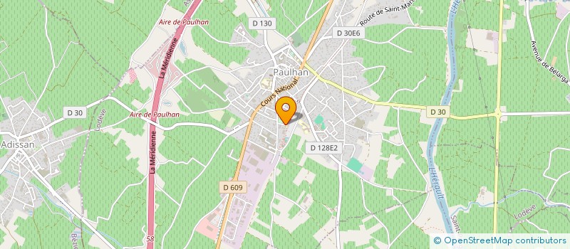 localisation de l'entreprise SFPHYSIO  PAULHAN