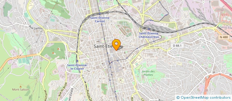 localisation de l'entreprise SFPI SOC FOREZ PROMOT IMM à SAINT-ETIENNE