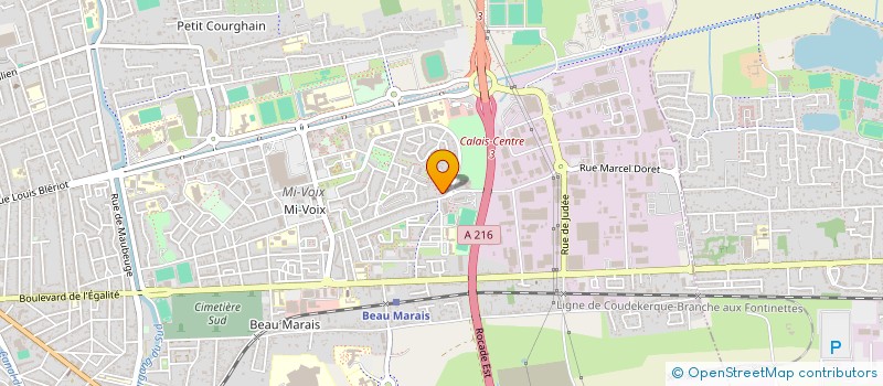 localisation de l'entreprise SFPR  CALAIS