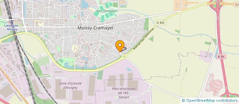 localisation de l'entreprise SFPS à MOISSY-CRAMAYEL