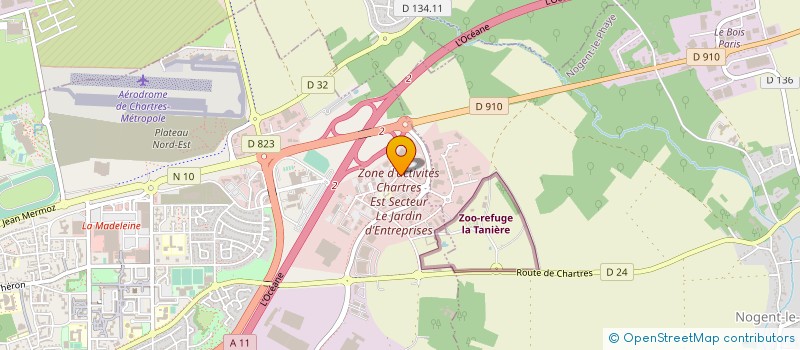 localisation de l'entreprise SFR BUSINESS DISTRIBUTION à CHARTRES