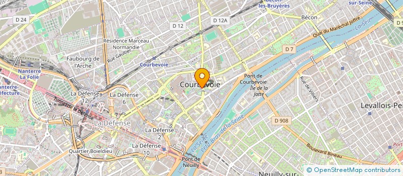 localisation de l'entreprise SFR-ENERGETIQUE à COURBEVOIE