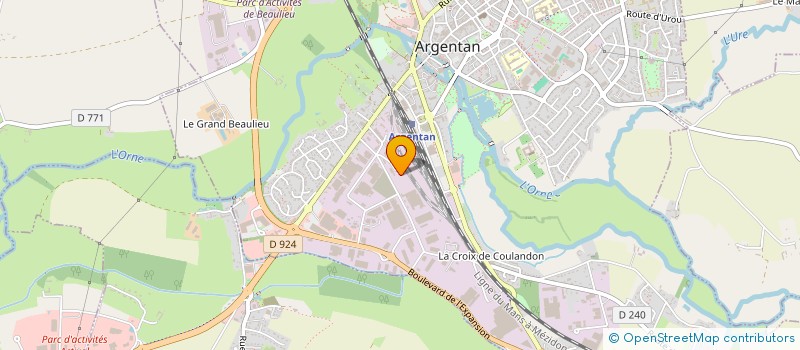 localisation de l'entreprise SFR INVESTISSEMENT à ARGENTAN