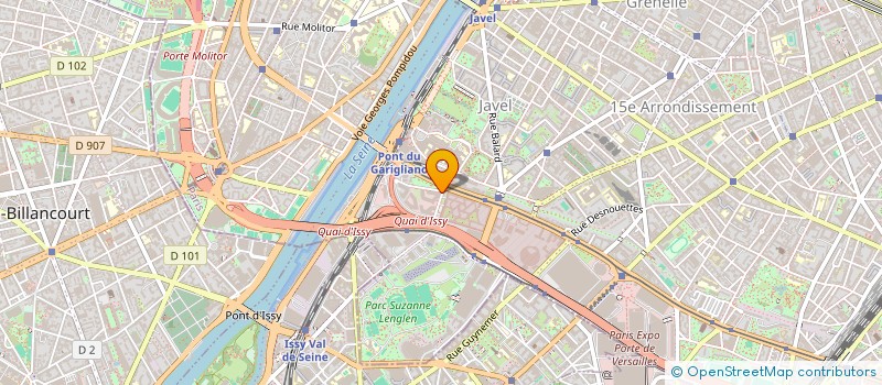 localisation de l'entreprise SFR PRESSE DISTRIBUTION  PARIS 15